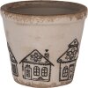 Clayre & Eef 6CE2123XS Dekoracyjny doniczka Ø 8x7 cm
