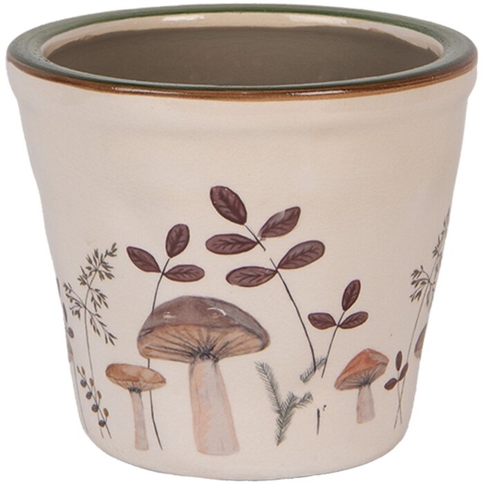 Clayre & Eef 6CELFJ0001S Dekoracyjny doniczka Ø 12x11 cm