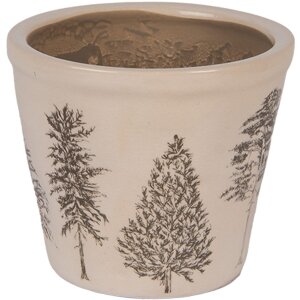 Clayre & Eef 6CENPT0001S Dekoracyjny doniczka Ø 12x11 cm