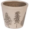 Clayre & Eef 6CENPT0001S Dekoracyjny doniczka Ø 12x11 cm