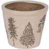 Clayre & Eef 6CENPT0001S Dekoracyjny doniczka Ø 12x11 cm
