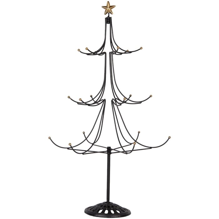 Clayre & Eef 5Y1268 Dekoracja Choinka Średnica 41x71 cm