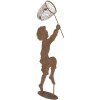 Clayre & Eef Figurka dziecka metal rdza 33x13x88 cm styl wiejski