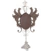 Clayre & Eef 62S331 Lustro stołowe Barok Antyczny Biały 37x14x68 cm