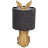 Clayre & Eef Lampa stołowa Zając Złota E27 Ø 20x43 cm