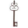 Clayre & Eef 6Y5851 Ozdobny klucz 17x3x54 cm