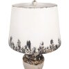 Clayre & Eef 6LMC0110 Lampa stołowa beżowa Ø32x60cm styl vintage