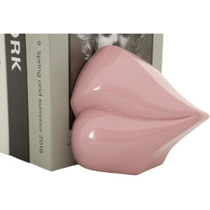 Mauro Ferretti Podpórka do książek Usta 27x9x13 cm różowa