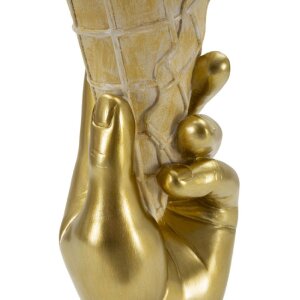 Mauro Ferretti Osłonka na doniczkę tuba 12,5x11x31 cm złota różowa
