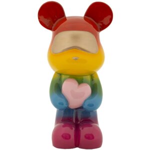 Rainbow Bear Pluszowy miś stojący wielobarwny...