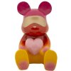 Mauro Ferretti Figurka dekoracyjna Tęczowy Miś 21,5x20,5x32 cm czerwono-żółta