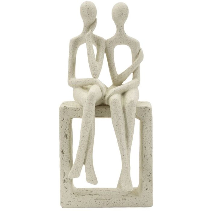 Mauro Ferretti Figury Stons Para 11,5x9x25 cm kremowy