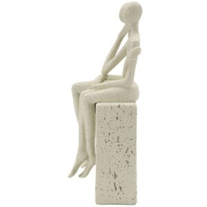 Mauro Ferretti Figury Stons Para 11,5x9x25 cm kremowy