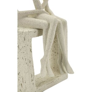 Mauro Ferretti Figury Stons Para 11,5x9x25 cm kremowy