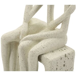 Mauro Ferretti Figury Stons Para 11,5x9x25 cm kremowy
