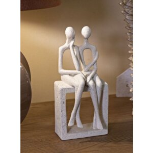 Mauro Ferretti Figury Stons Para 11,5x9x25 cm kremowy