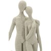 Mauro Ferretti Figurka Rodzina Stons 16x8x30,5 cm kremowa