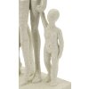 Mauro Ferretti Figurka Rodzina Stons 16x8x30,5 cm kremowa