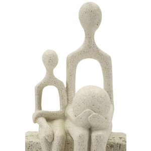 Mauro Ferretti Stons Figurka Macierzyństwo 10x7x26 cm kremowa Dekoracja