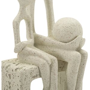 Mauro Ferretti Stons Figurka Macierzyństwo 10x7x26 cm kremowa Dekoracja