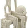 Mauro Ferretti Stons Figurka Macierzyństwo 10x7x26 cm kremowa Dekoracja