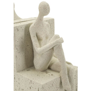 Mauro Ferretti Podstawka na książki Stons 24x10x20,5 cm kremowy