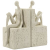 Mauro Ferretti Podstawka na książki Stons 24x10x20,5 cm kremowy