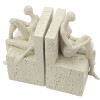 Mauro Ferretti Podstawka na książki Stons 24x10x20,5 cm kremowy