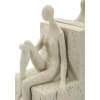 Mauro Ferretti Podstawka na książki Stons 24x10x20,5 cm kremowy
