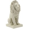Mauro Ferretti Skulptura Lwa Stons 17,5x25x40 cm kremowy