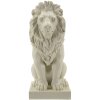 Mauro Ferretti Skulptura Lwa Stons 17,5x25x40 cm kremowy