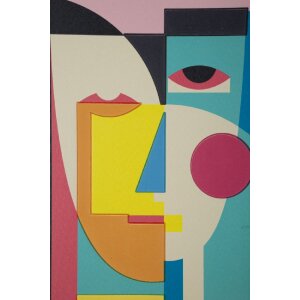 Mauro Ferretti Obraz ścienny Picassy z ramą 50x3,3x70 cm