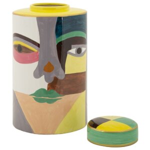Mauro Ferretti Waza Piccassy Kolorowa u góry 19x33 cm