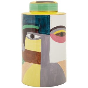 Mauro Ferretti Waza Piccassy Kolorowa u góry 19x33 cm