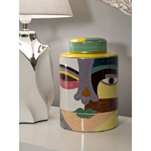Mauro Ferretti Wazon Piccassy Kolorowy Ø19x28 cm