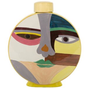 Mauro Ferretti Wazon Piccassy Kolor Okrągły 28x9x33 cm