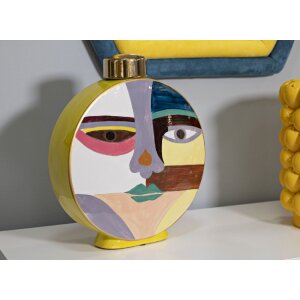 Mauro Ferretti Wazon Piccassy Kolor Okrągły 28x9x33 cm