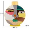 Mauro Ferretti Wazon Piccassy Kolorowy Okrągły 23x9x28 cm