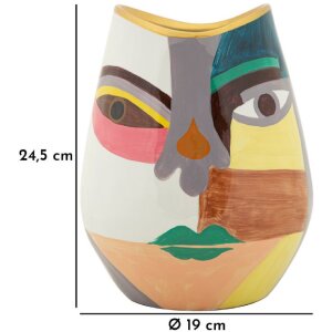 Mauro Ferretti Wazon Piccassy Kolor Fett Ø19x24,5 cm