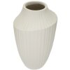 Mauro Ferretti Wazon Ice Kremowy 28,5x50,5 cm Skulptural