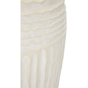 Mauro Ferretti Wazon Soplice Ø 39x56 cm kremowy