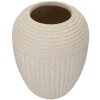 Mauro Ferretti Wazon Nebel Ø 30x38,5 cm kremowy