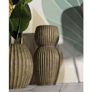 Mauro Ferretti Wazon Brise Ø 25x52,5 cm Trzcinowy Zielony