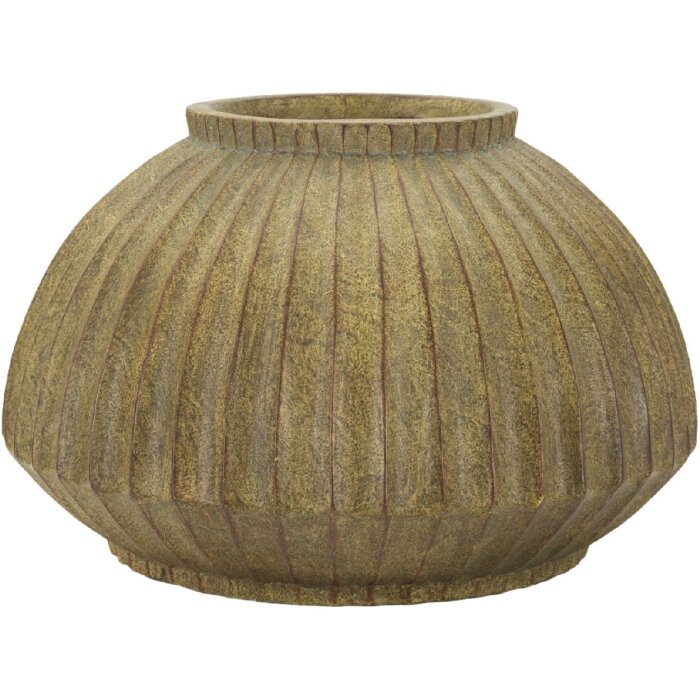 Mauro Ferretti Wazon Brise Ø 40x26,5 cm trawiasty zielony