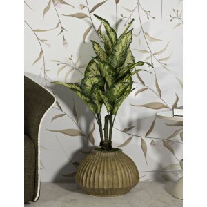 Mauro Ferretti Wazon Brise Ø 40x26,5 cm trawiasty zielony