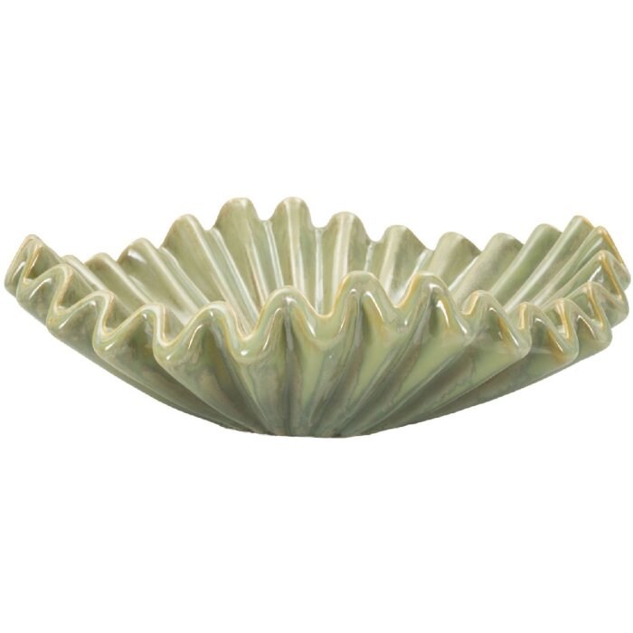 Mauro Ferretti Misa Dekoracyjna Wenecja Ø 40x13 cm zielona
