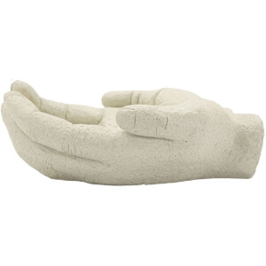 Mauro Ferretti Misa Dekoracyjna Hands Stons 22,7x20x7,3 cm kremowa