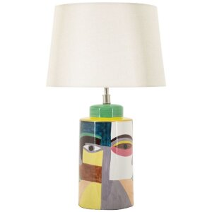 Mauro Ferretti Lampa stołowa Piccassy Kolor E27 40x65 cm wielobarwna