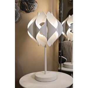 Mauro Ferretti Lampa Stołowa Kosmos E27 28x57 cm kremowa