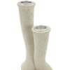 Mauro Ferretti Świecznik Stons 10x6,5x17,5 cm kremowy
